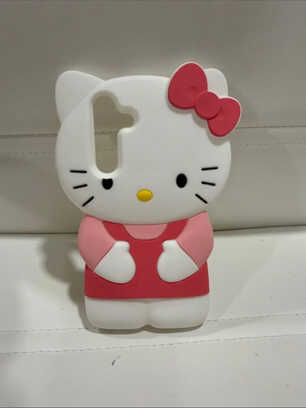 Hello Kitty White & Pink Silicone Character Phone Case